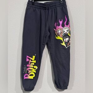 Bratz Jogger Sweatpants Lounge Pants 90s Dolls Y2K Women Juniors‎ large 11/13